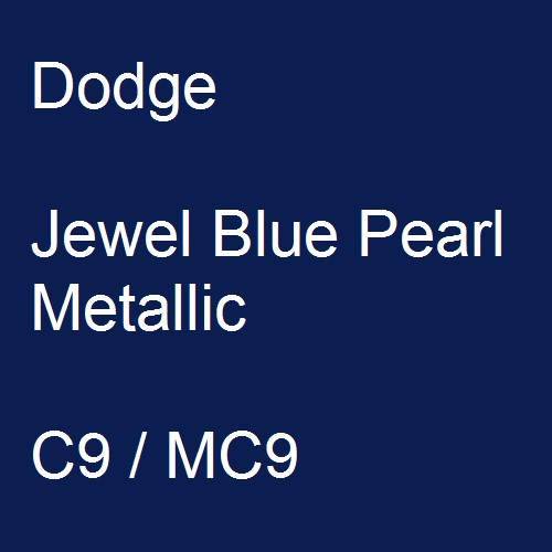 Dodge, Jewel Blue Pearl Metallic, C9 / MC9.